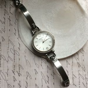 Fossil silver watch